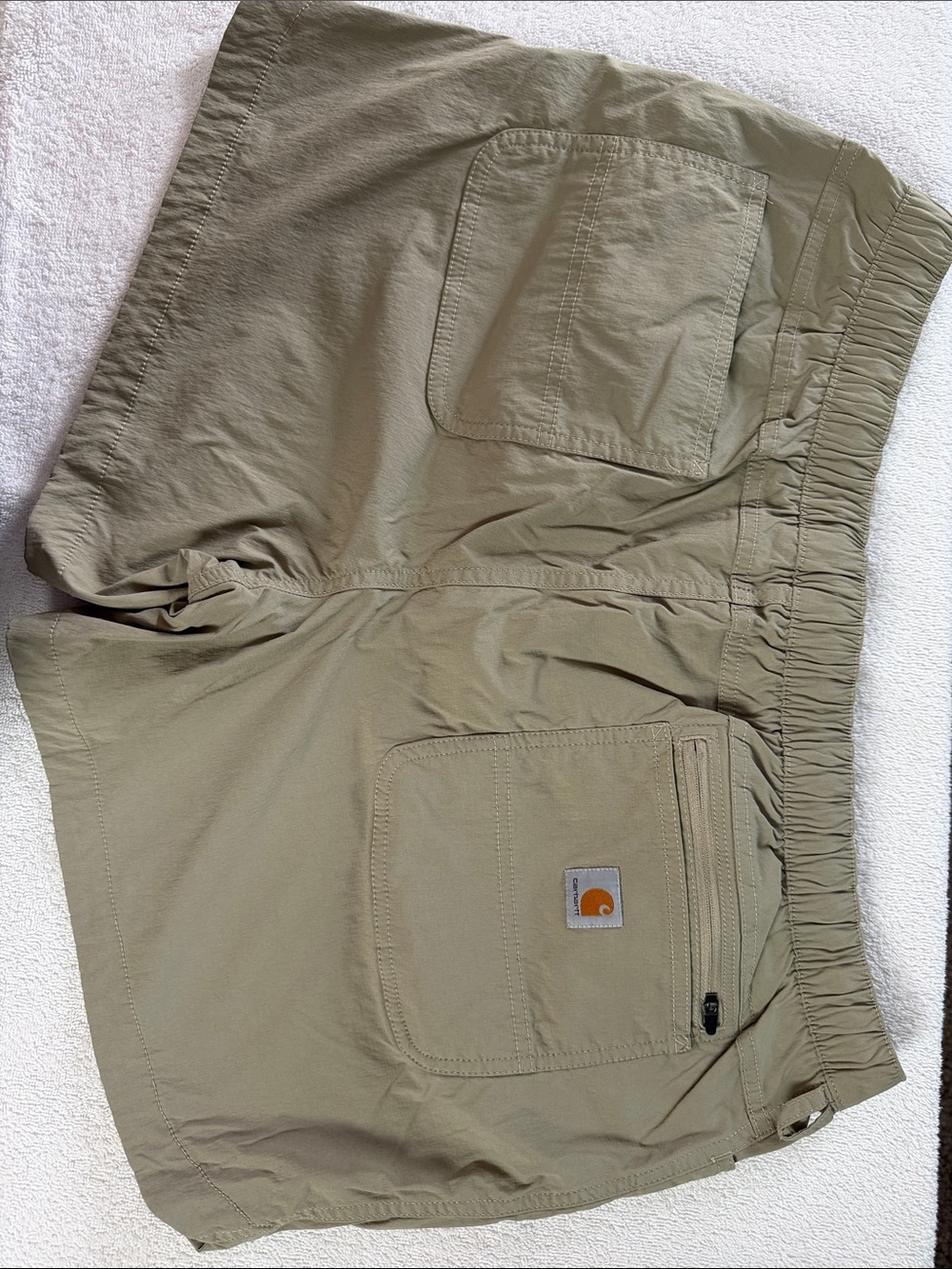 Women’s Carhartt rip stop shorts khaki - Picture 4 of 7